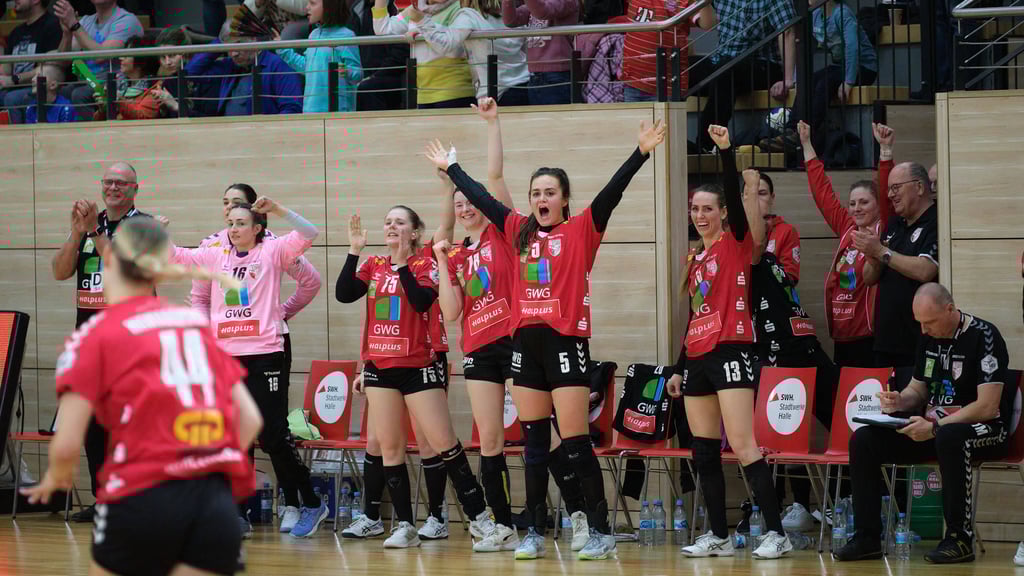 Die Wildcats vom SV Union Halle-Neustadt wollen auch künftig in der Frauen-Handball-Bundesliga jubeln.
