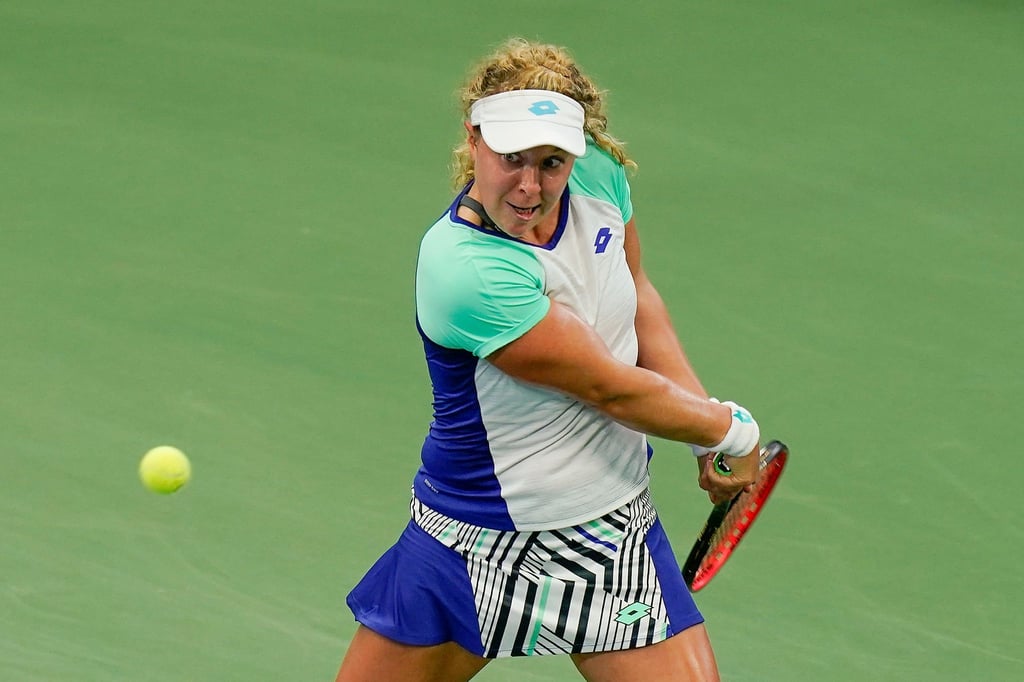 Anna-Lena Friedsam ist beim WTA-Turnier in Austin ins Achtelfinale eingezogen.