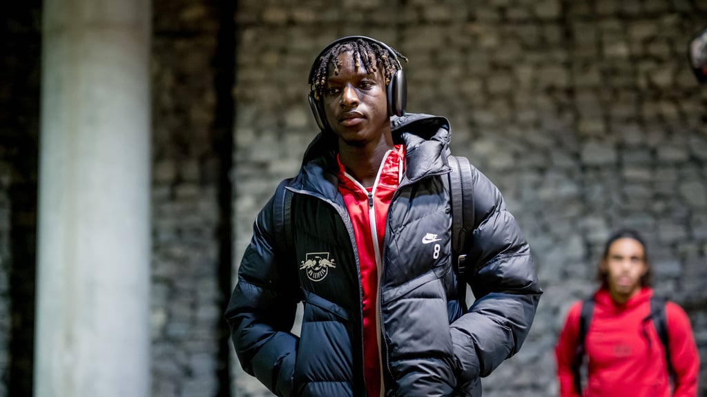 Musik-Fan mit schöner Frisur: Amadou Haidara setzt bei RB Leipzig Akzente.