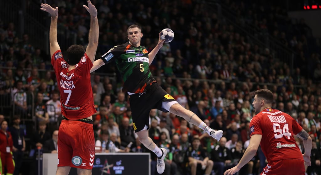 SCM-Neuzugang Vladan Lipovina konnte gegen Dinamo Bukarest seine Wurfstärke zeigen und steuerte zum Sieg vier Tore bei.