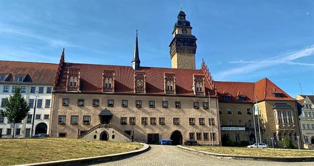 Das Zeitzer Rathaus, der Amtssitz des Oberbürgermeisters