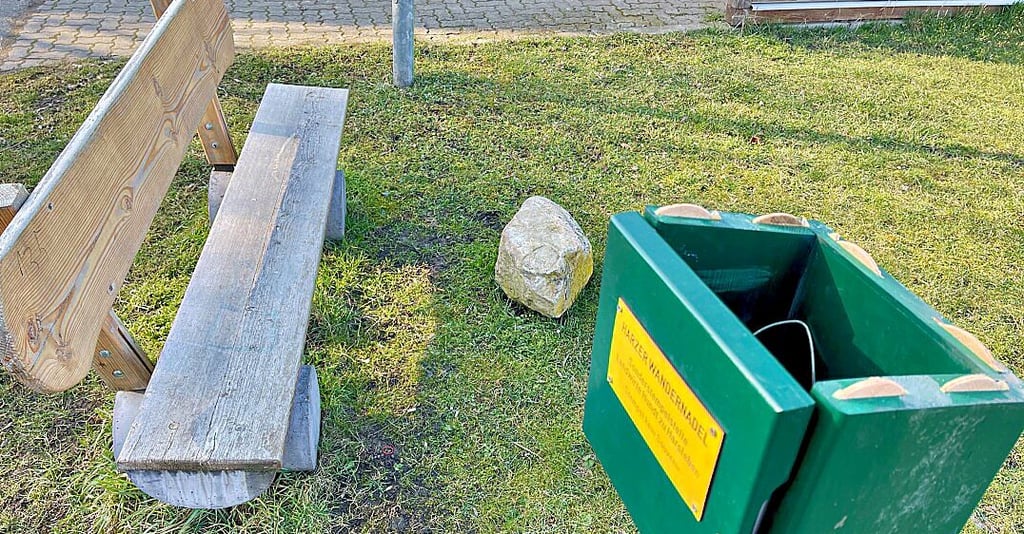Bei der Stempelstelle unweit von Harsleben ist das Deckenteil gezielt entwendet worden.