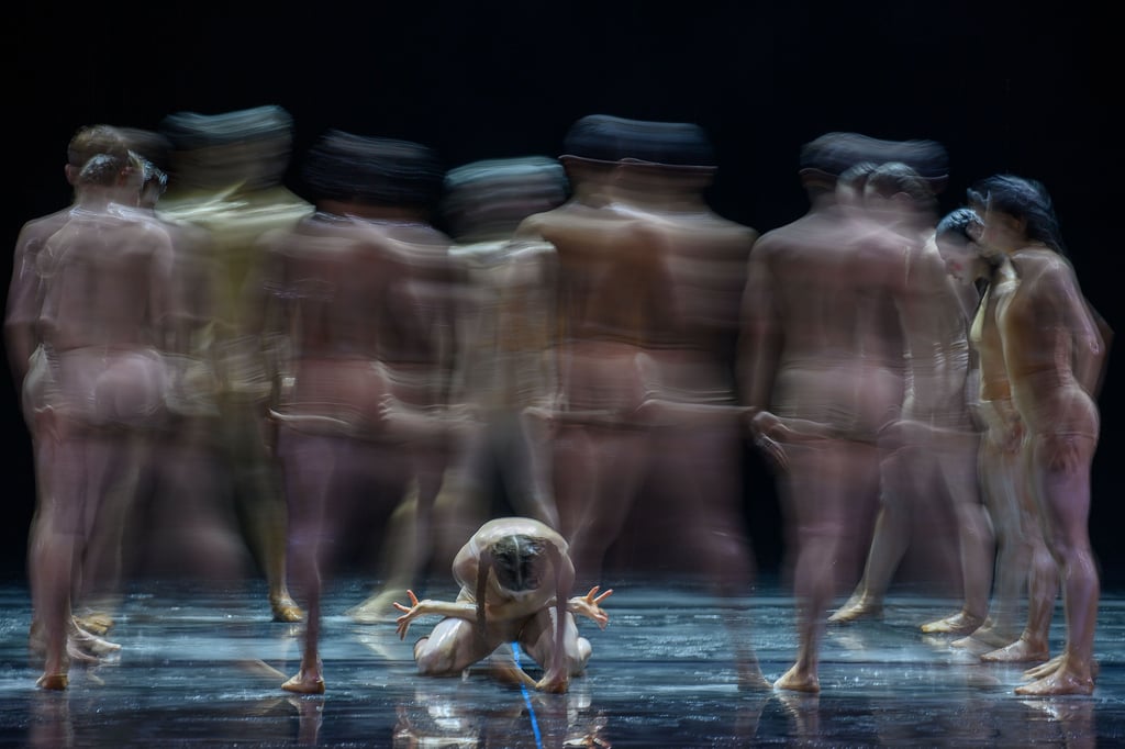 Das Ballett "Le Sacre de Printemps" im Magdeburger Opernhaus.