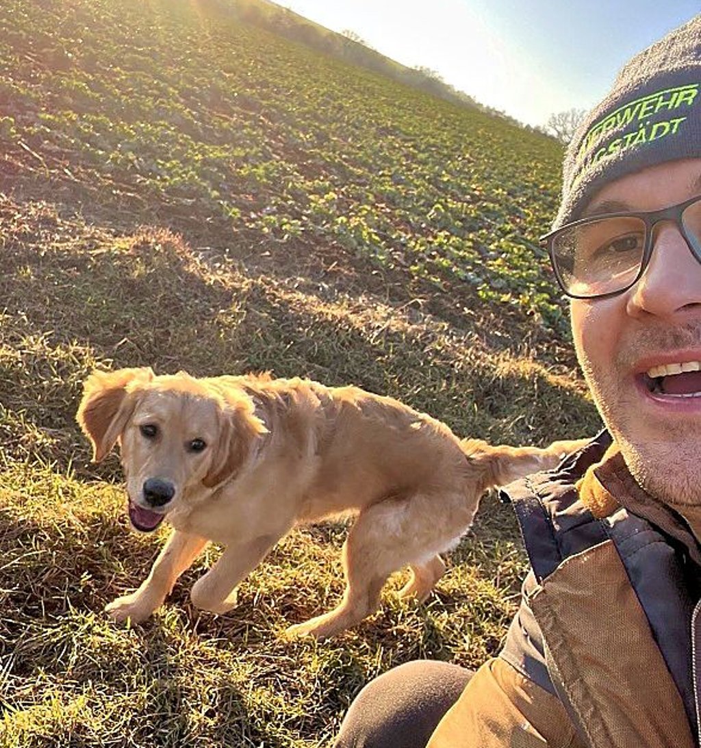 Dem Balgstädter Stephan Seifert und Golden-Retriever „Elli“ fehlten der Lottogewinn und das Losglück.
