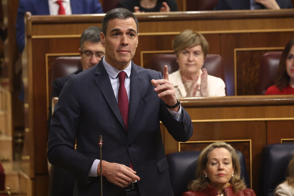 „Wenn die Frauen die Hälfte der Gesellschaft stellen, dann steht ihnen auch die Hälfte der politischen und wirtschaftlichen Macht zu“: Spanien Ministerpräsident Pedro Sánchez.