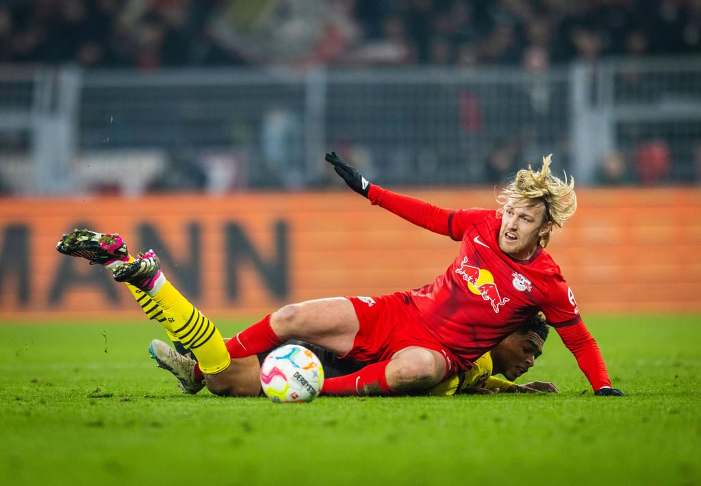 Emil Forsberg traf gegen Borussia Dortmund erneut.