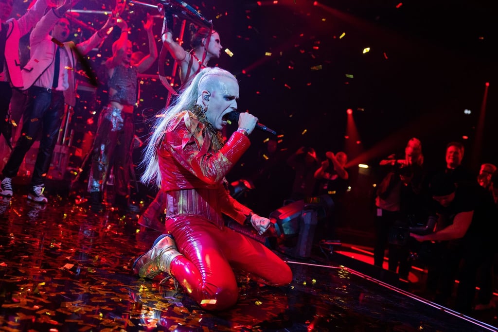 Chris Harms von Lord Of The Lost beim Vorentscheid zum Eurovision Song Contest 2023.