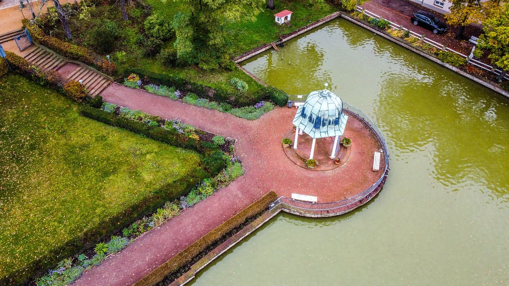 Den Kurpark in Bad Lauchstädt gibt es schon einige Jahrhunderte.