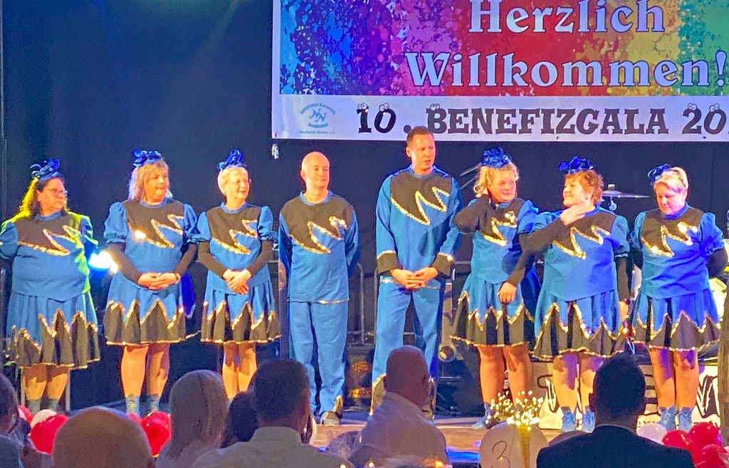 Einerlei war den „Goldfunken“ ihr unwiederbringlich letzter Auftritt an diesem Samstag in Gerbstedt nicht wie man sehen kann.