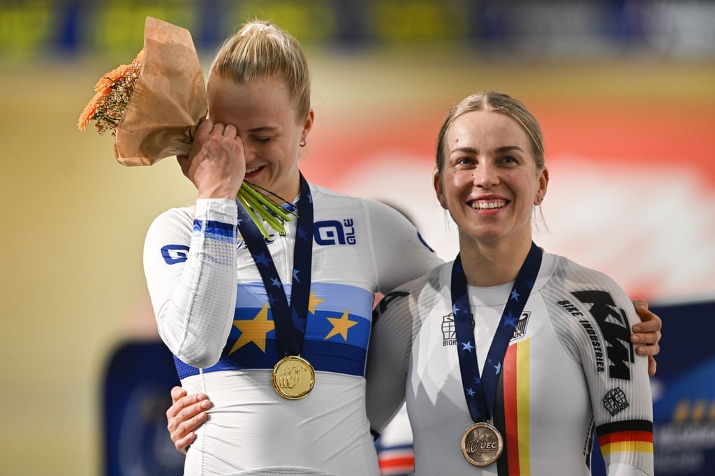 Holten Gold und Bronze im Keirin: Lea Sophie Friedrich (l) und Emma Hinze.