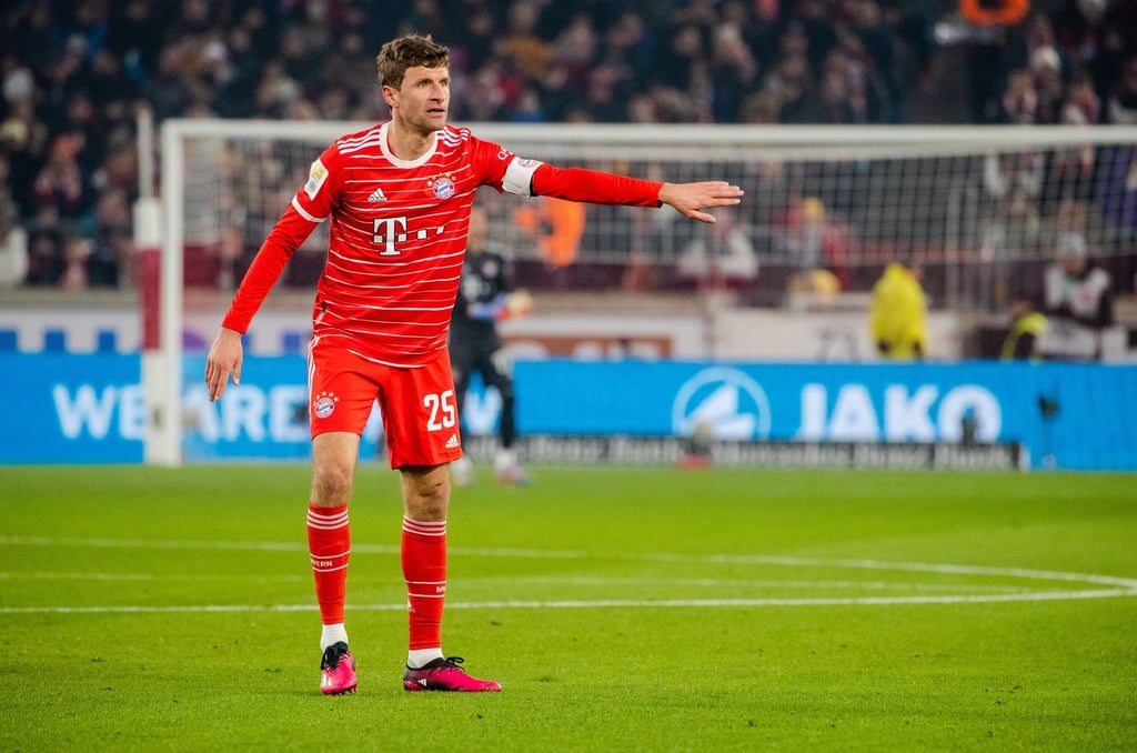 Erreichte gegen den VfB Stuttgart die Marke von 300 Torbeteiligungen in der Bundesliga: Münchens Thomas Müller.