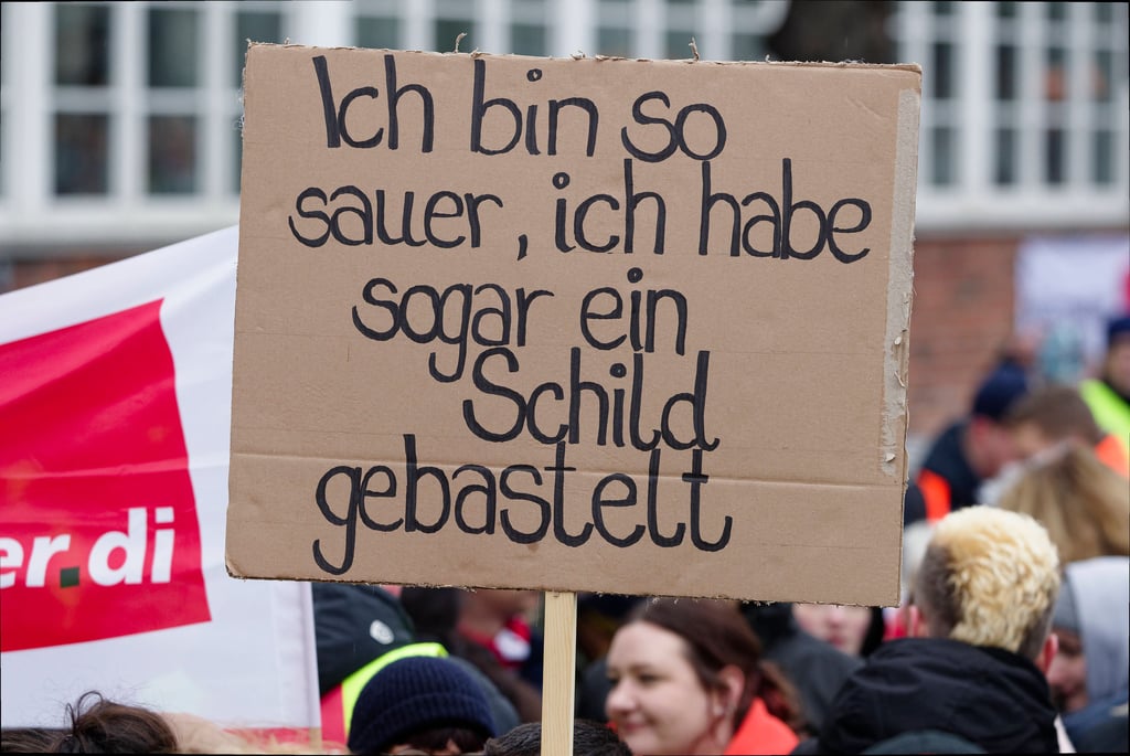 Verdi hat am 8. März 2023 zu Warnstreiks aufgerufen, auch in Kitas in Burg.