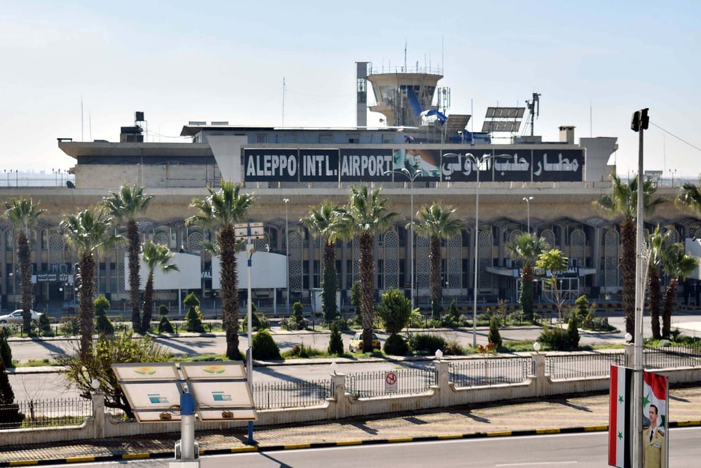 Blick auf den internationalen Flughafen Aleppo im Februar 2020.