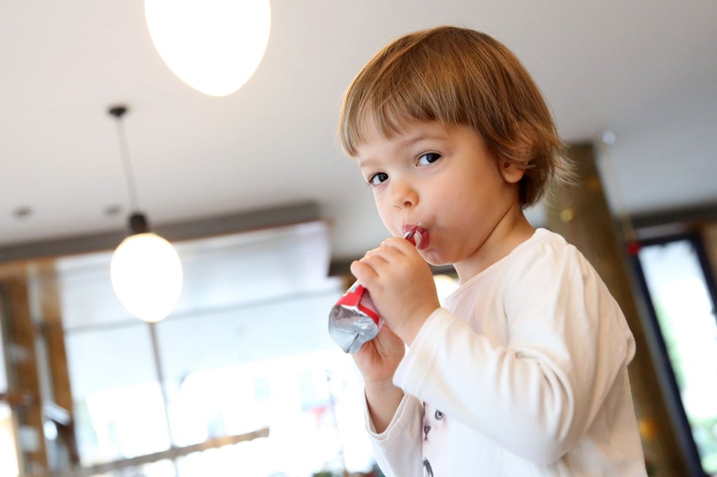 Gerade Quetschies schnitten bei „Öko-Test“ eher problematisch ab: Obwohl meist mit Aufdruck „ohne Zuckerzusatz“ beworben, sind sie sehr süß.