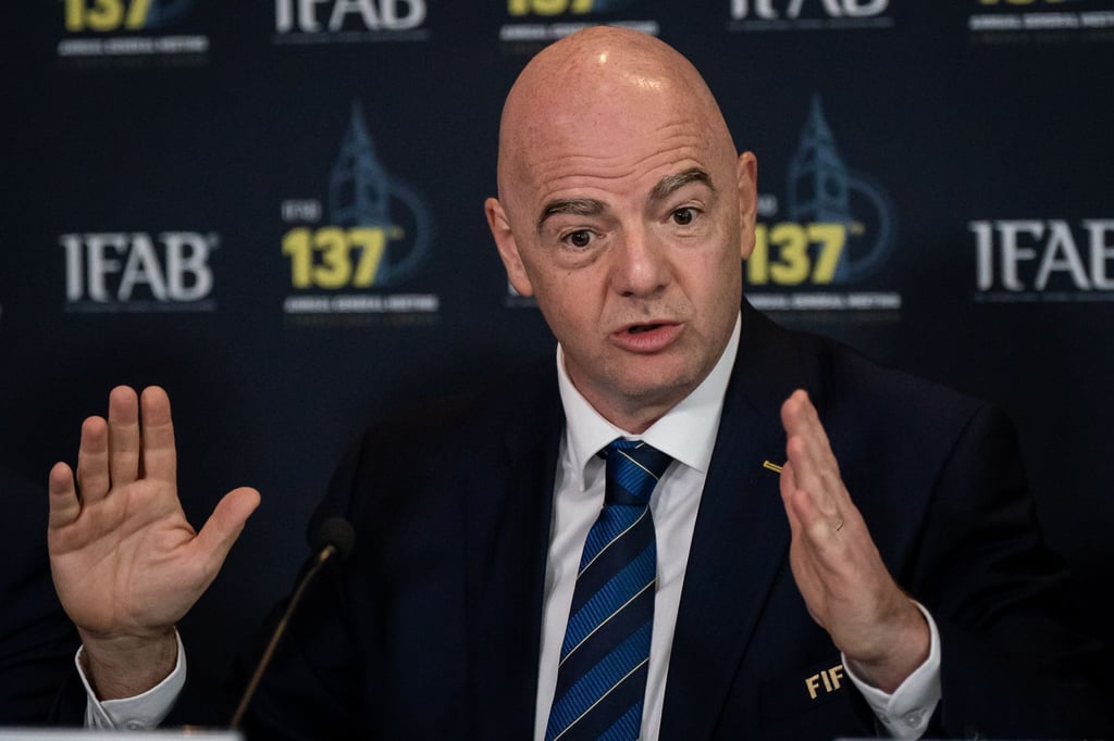 Der Präsident des Fußball-Weltverbands FIFA: Gianni Infantino.