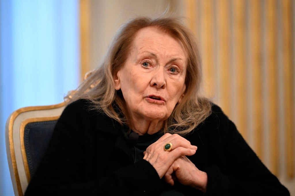 Die französische Schriftstellerin Annie Ernaux hat 2022 den Literaturnobelpreis gewonnen.