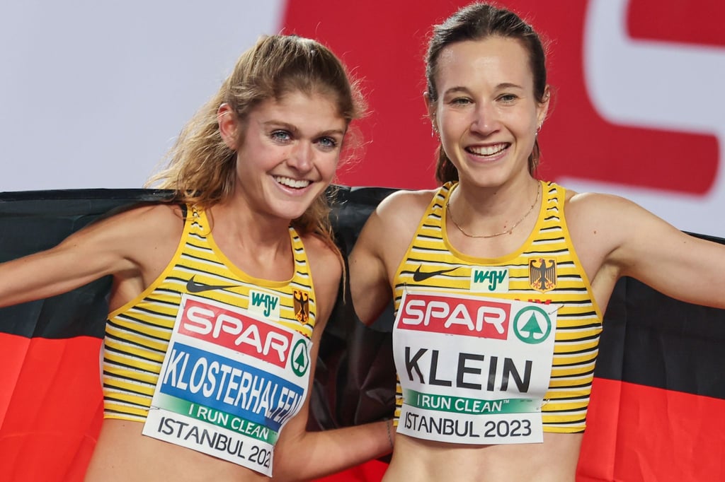 Hanna Klein setzte sich bei der Hallen-EM über 3000 Meter gegen Konstanze Klosterhalfen durch.