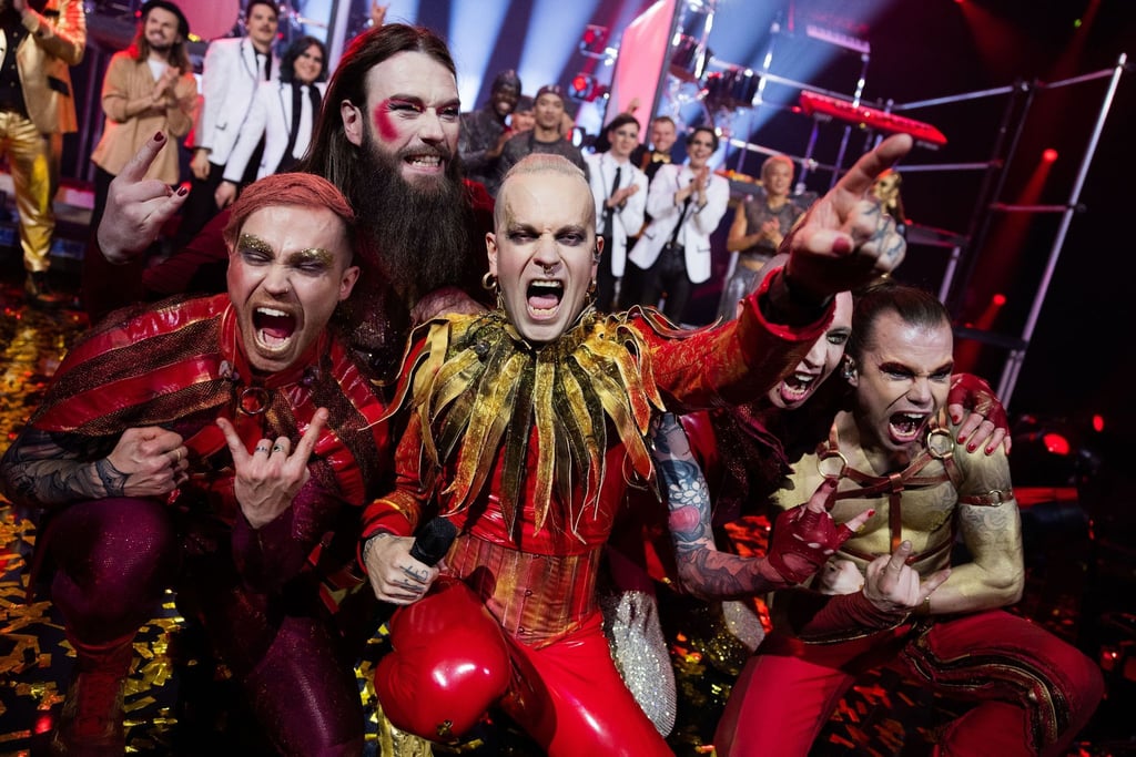 Lord Of The Lost feiern ihren Sieg beim beim ESC-Vorentscheid.