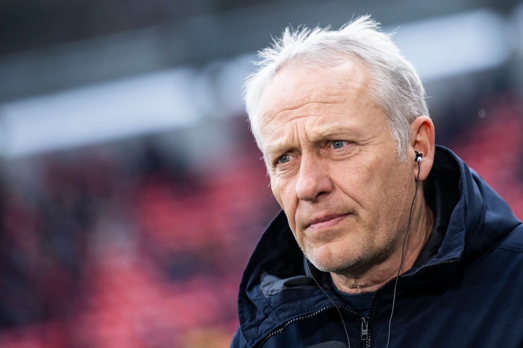 Freiburgs Trainer Christian Streich freut sich auf das Spiel bei Juventus Turin.