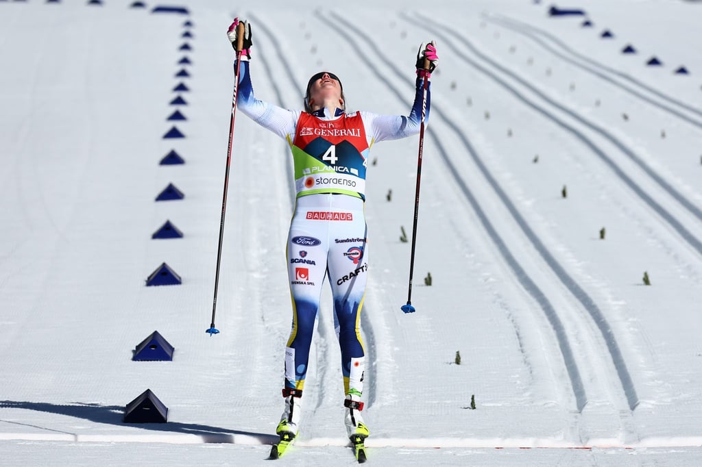 Die Schwedin Ebba Andersson holte sich über 30 Kilometer die Goldmedaille.
