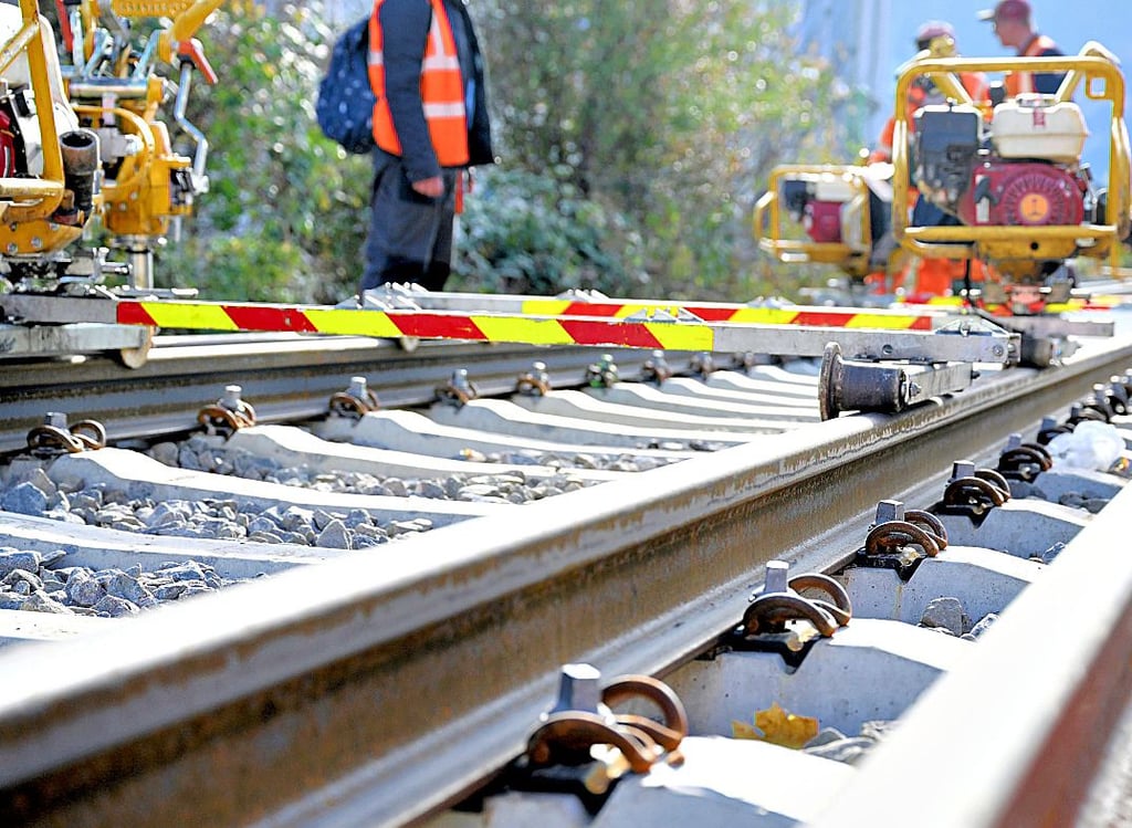 Wegen Schwellenauswechslungen in Wegeleben kommt es am Wochenende zu Einschränkungen im Zugverkehr.