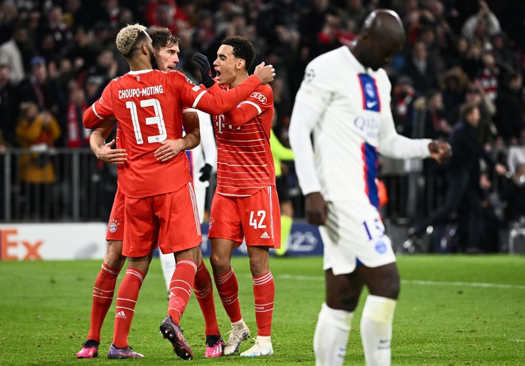 Eric Maxim Choupo-Moting (l) machte den Viertelfinal-Einzug von Bayern München gegen PSG perfekt.