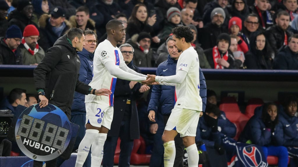 Nordi Mukiele kam für Marquinhos ins Spiel.