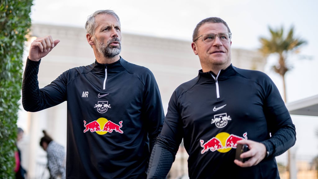 Tragen jetzt statt der Raute den Bullen auf der Brust: Marco Rose und Max Eberl.