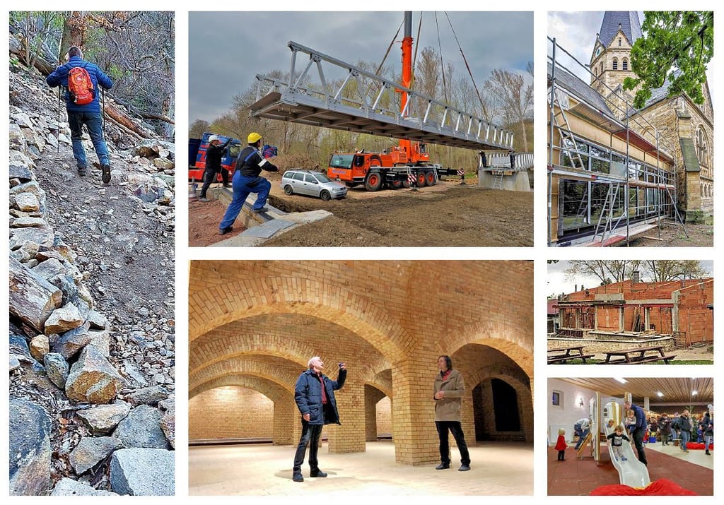 Die LAG Nordharz hat unter anderem den Brückenbau zwischen Marienhof und Teufelsmauer, den Umbau des Trinkwasserhochbehälters in Quedlinburg zum Kulturzentrum, die Rekonstruktion der Schurre im Bodetal, die Errichtung des Gemeinde- und Begegnungszentrums an der St. Petri-Kirche in Thale, den Bau des Affenhauses in Westerhausen und die Umnutzung einer Scheune zur Spielscheune in Radisleben gefördert.