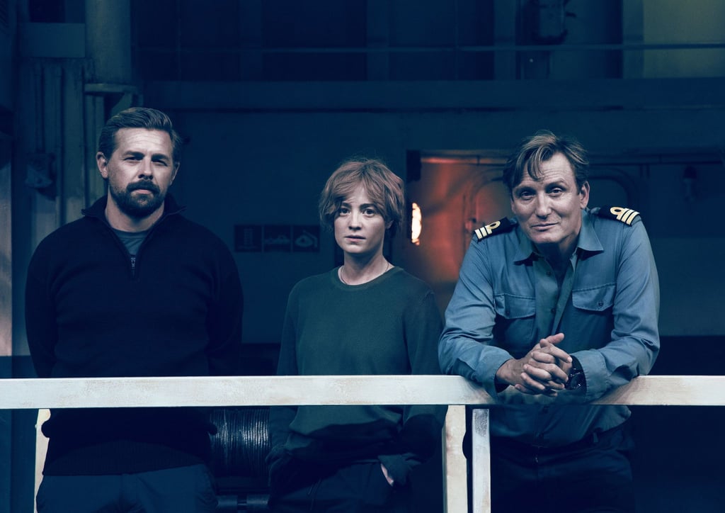 Roscovitz (Klaas Heufer-Umlauf, l-r), Charlie Wagner (Leonie Benesch) und Alban (Oliver Masucci) in einer Szene des Ökothrillers „Der Schwarm“.