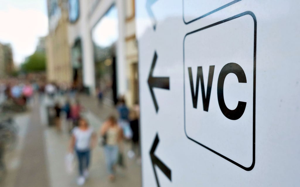 Ein Schild weist in der Innenstadt den Weg zu einer öffentlichen Toilette. Bald könnte auch Osterburg besser für das menschliche Bedürfnis gerüstet sein.