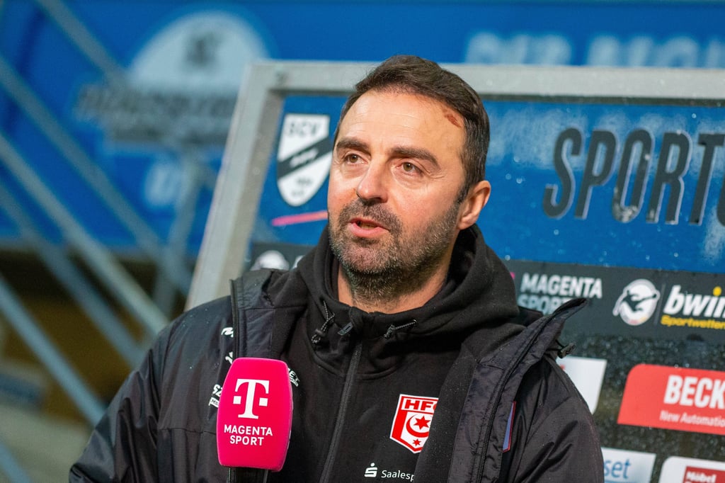 HFC-Trainer Sreto Ristic erkannte seine Mannschaft in den ersten 20 Minuten nicht wieder.