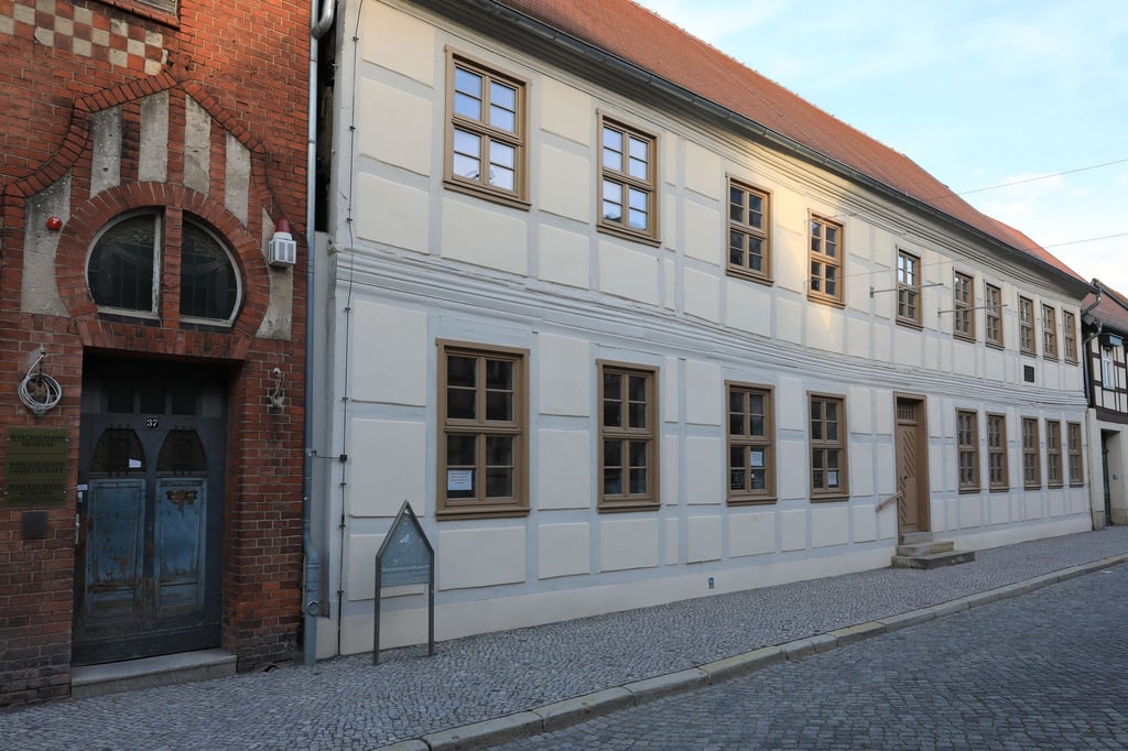 Blick auf das Winckelmann-Museum in der Hansestadt Stendal.