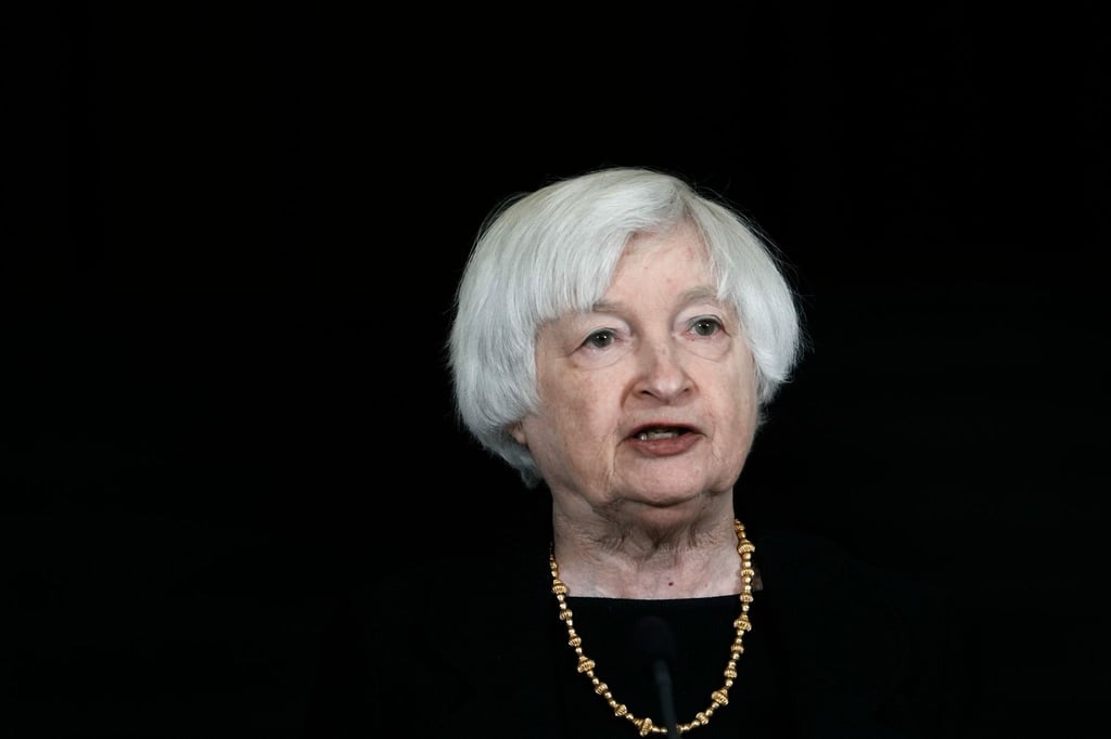 US-Finanzministerin Janet Yellen betont die Solidität des amerikanischen Bankensystems.