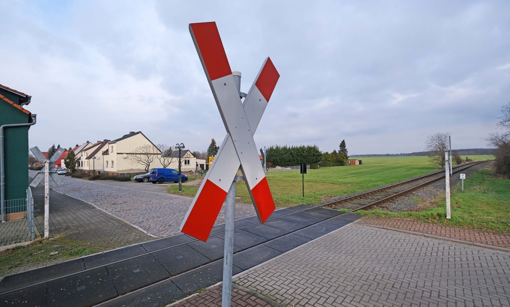 Die Gleise der Saftbahn in Heideloh.