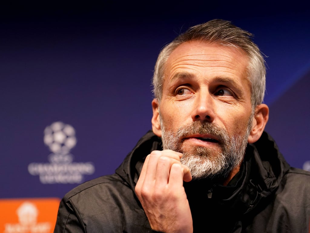 Cool in Manchester: Marco Rose.