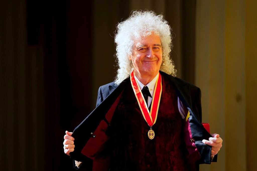 Der Queen-Gitarrist darf sich nach dem Ritterschlag jetzt Sir Brian May nennen.