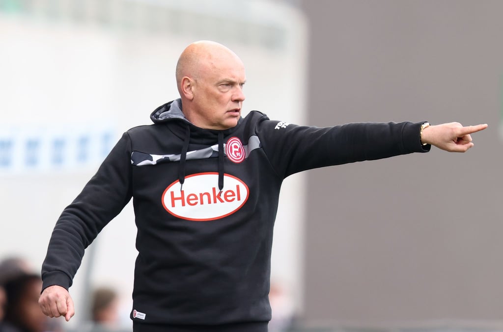 Trainer Uwe Rösler zu seiner Zeit als Coach bei Fortuna Düsseldorf.