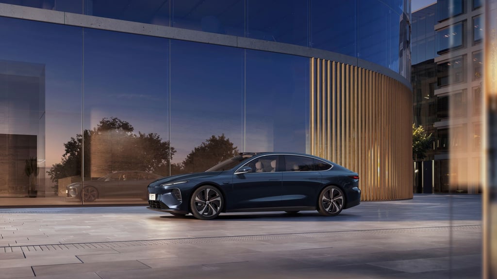 Noch im Herbst kommt der 5,10 Meter lange Nio ET7 auch nach Deutschland. Zu haben ist die Luxuslimousine dann allerdings nur im Abo.