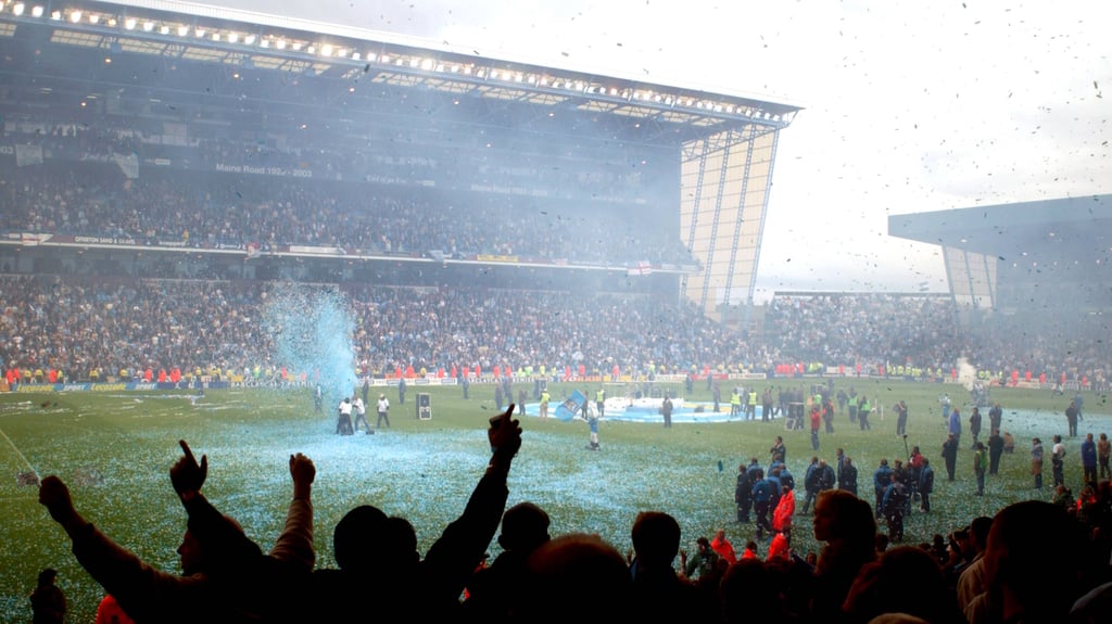Das allerletzte Spiel der "Citizen" an der Maine Road Mai 2003 im Pokal gegen