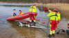 Die Wasserretter des ASB aus Aschersleben waren an einem See in Plötzky im Einsatz.