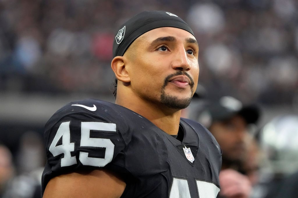 Footballer Jakob Johnson hat sich mit den Las Vegas Raiders auf einen neuen Vertrag geeinigt.
