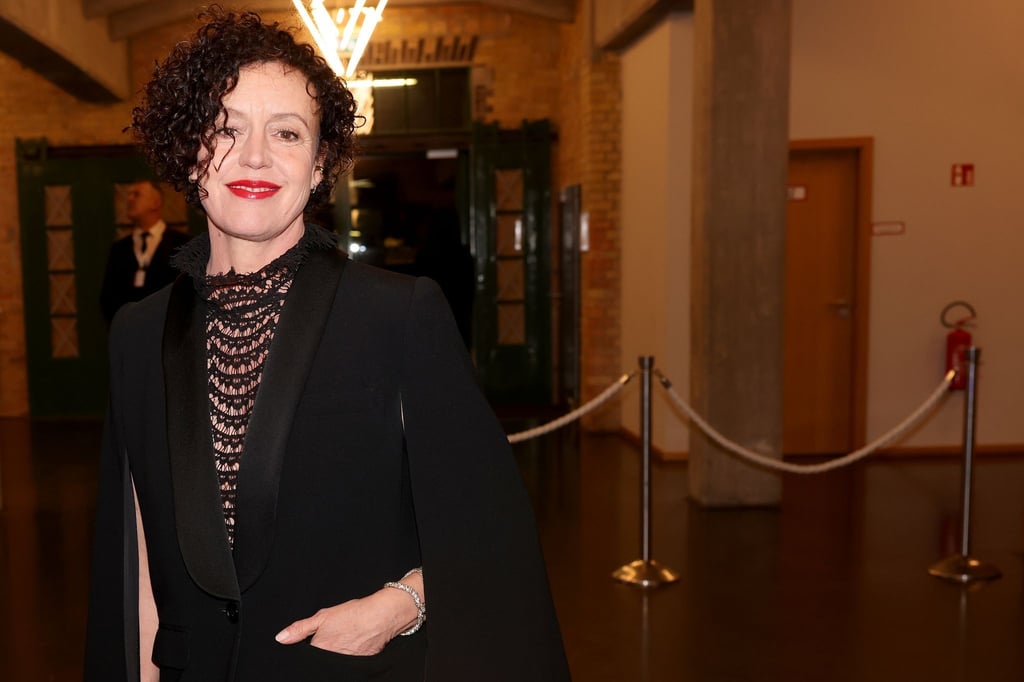 Schauspielerin Maria Schrader am Rande der Berlinale im Februar 2023.