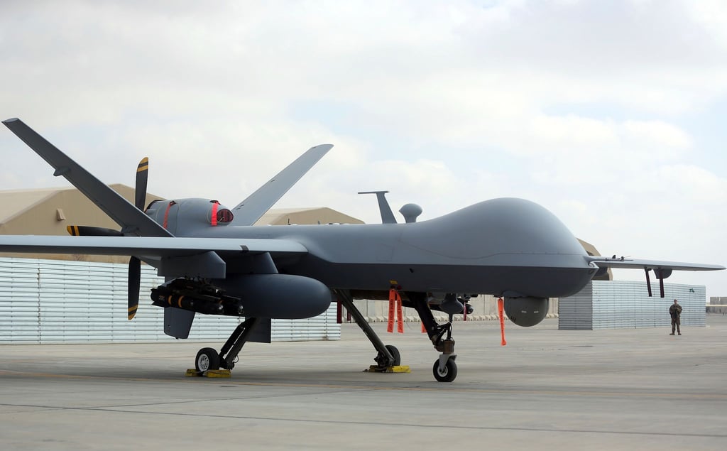 Die us-amerikanische MQ-9-Drohne wird in erster Linie zur Aufklärung genutzt, sie kann aber auch Präzisionsangriffe durchführen (Archivbild).