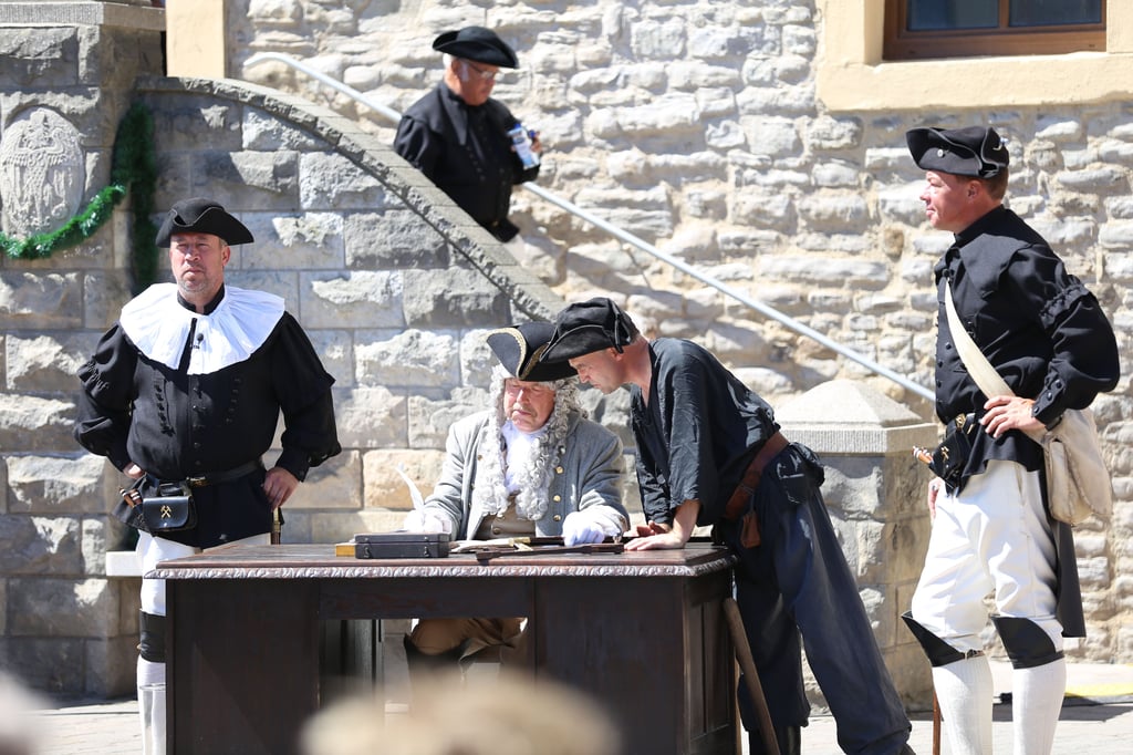 Das traditionelle Borlach-Spiel eröffnet jedes Jahr das Brunnenfest in Bad Dürrenberg.