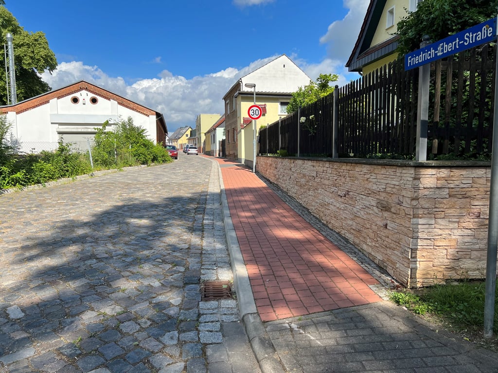 In Wolmirsleben sind fast alle Straßen so gut ausgebaut.