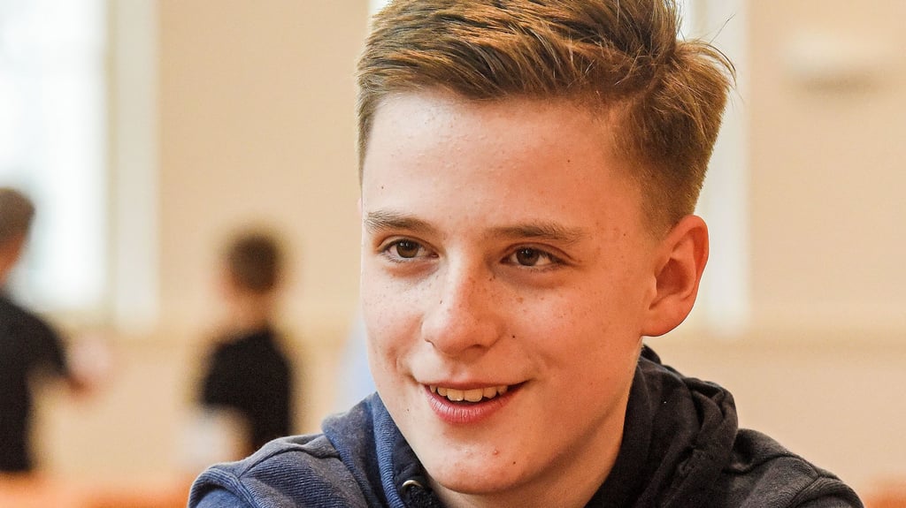Malte Schwarz aus Aschersleben gewinnt die Landesmeisterschaften in Mathematik.