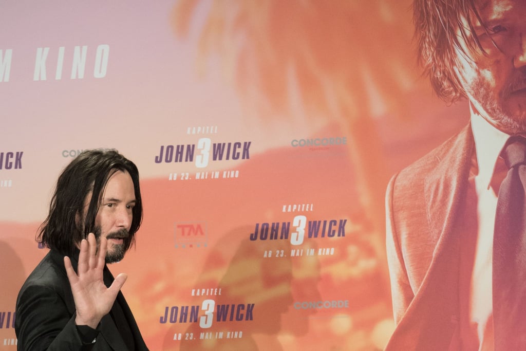 Keanu Reeves stellt „John Wick: Kapitel 3“ in Berlin vor.