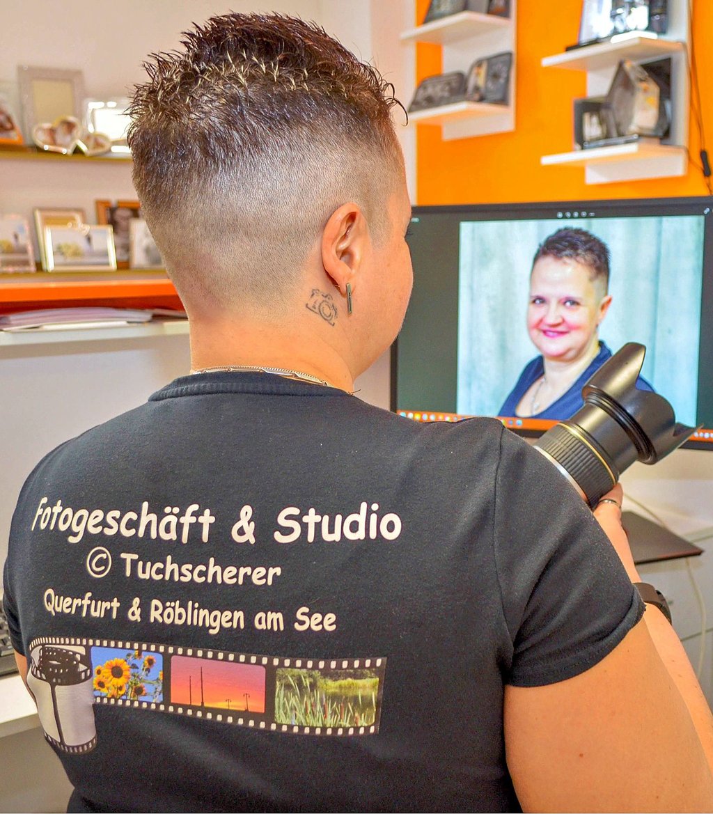 Conny Tuchscherer hat seit letztem Jahr ihr Fotogeschäft in Röblingen