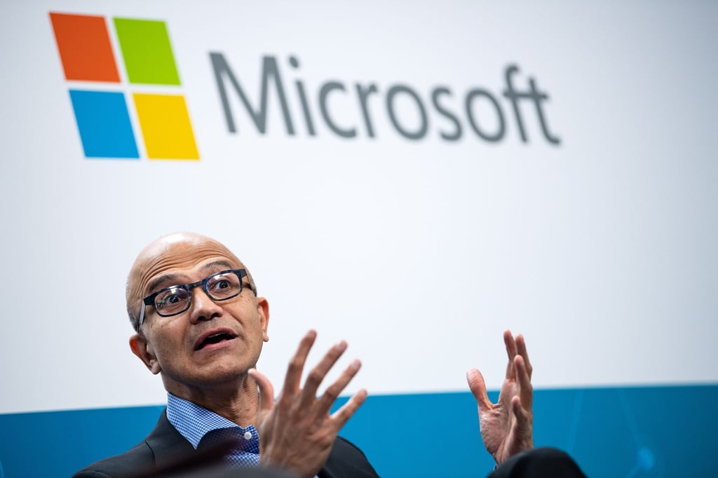 „Der nächste große Schritt in der Entwicklung der Art und Weise, wie wir mit Computern interagieren“: Microsoft-CEO Satya Nadella (Archivfoto).